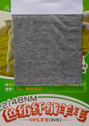 2/48NM色紡纖絨羊毛