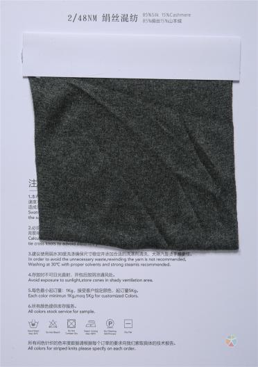 2/48NM 絹絲混紡