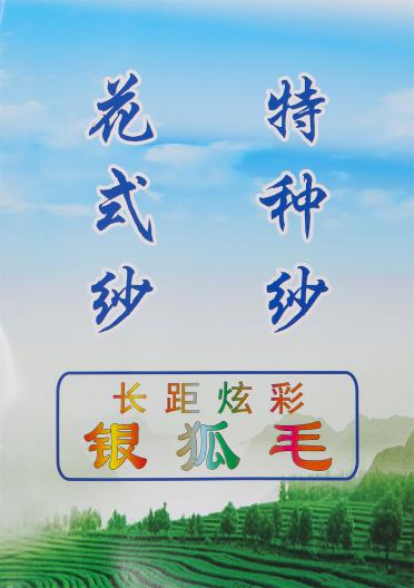 10支長距炫彩銀狐毛
