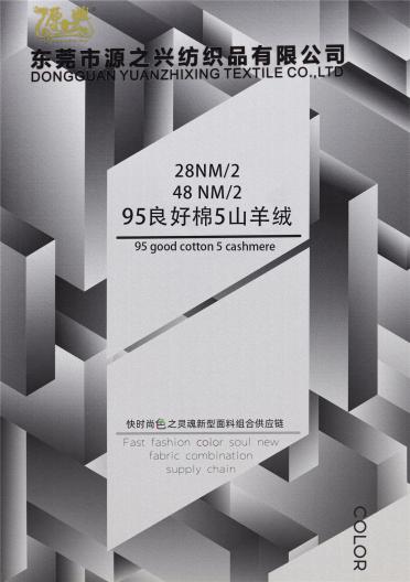 28NM/2 48NM/2 95BCI Cotton 5Cashmere