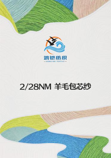 2/28NM 羊毛包芯紗