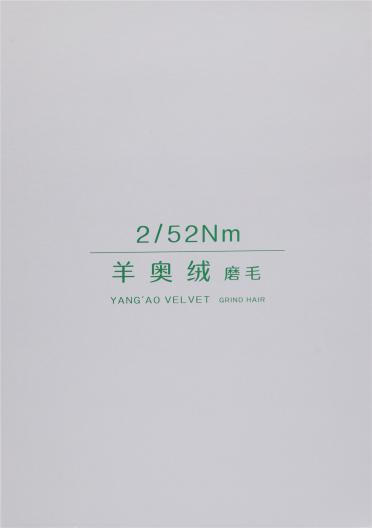 2/52NM 羊奧絨 磨毛