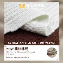 28S/2 ASTRALIAN SILK COTTON VELVET 28S/2 澳絲棉絨