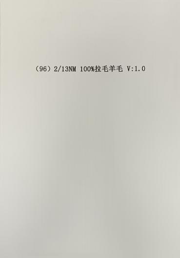 96) 2/13NM 100%拉毛羊毛