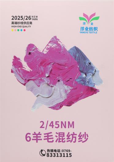 2/45NM 6羊毛混紡紗