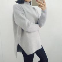 女裝圓領套頭長袖毛衣羊毛衫