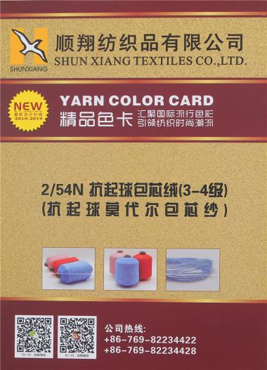 2/54N抗起球包芯絨