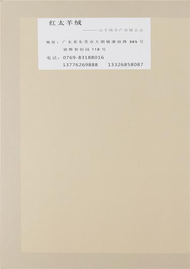 紅太羊絨 2020-21合股色卡